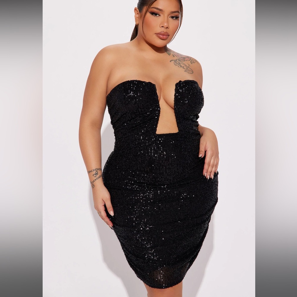 Black sparkly dress